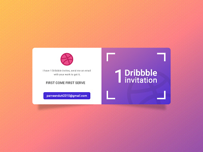 Dribbble Invite for you, Send me your best work branding design dribbble dribbble best shot dribbble invitation dribbble invite giveaway illustrator invitation invite typography ui