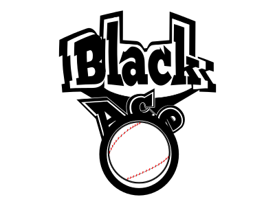 Aces baseball design logo