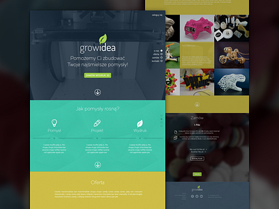 Growidea - 3d printing services 3d printing design form mobile responsive store ui web webshop