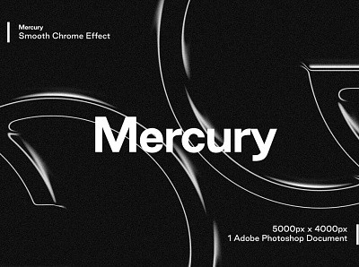 Mercury - Smooth Chrome Effect 3d animation app branding design graphic design icon illustration logo motion graphics ui