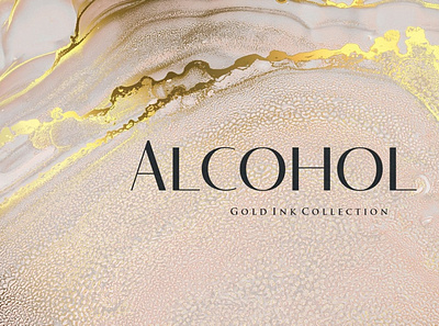 Alcohol Ink Gold Collection 3d animation app branding design graphic design icon illustration logo motion graphics ui