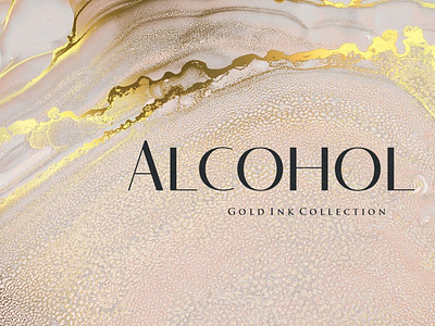 Alcohol Ink Gold Collection