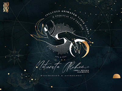 NATURATA ALCHEMIA mystical astrology 3d animation app branding design graphic design icon illustration logo motion graphics ui
