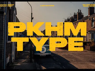 Peckham Press - Handmade Type 3d animation app branding design graphic design icon illustration logo motion graphics ui