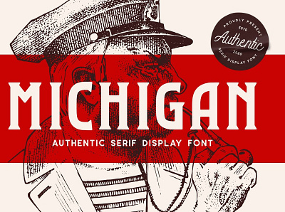 Michigan Font 3d animation app branding design graphic design icon illustration logo motion graphics ui