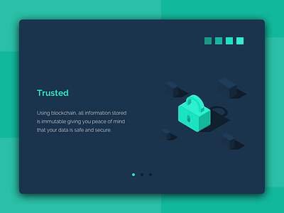 Illustration «Trusted» in text block.