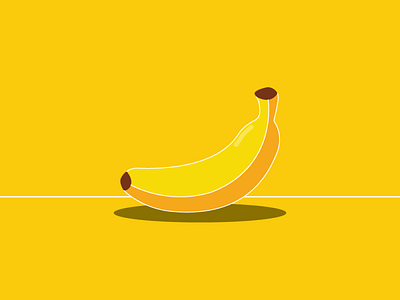 The Banana banana design flat illustration vector