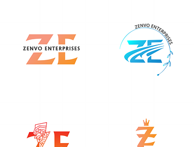 ZE logo samples branding graphic design logo typography