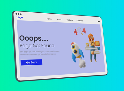 404 Page app branding design icon illustration logo typography ui ux vector