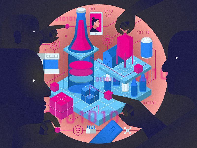 The Future of Beer craft beer startup big data digital ecosystem editorial illustration goodbeerhunting