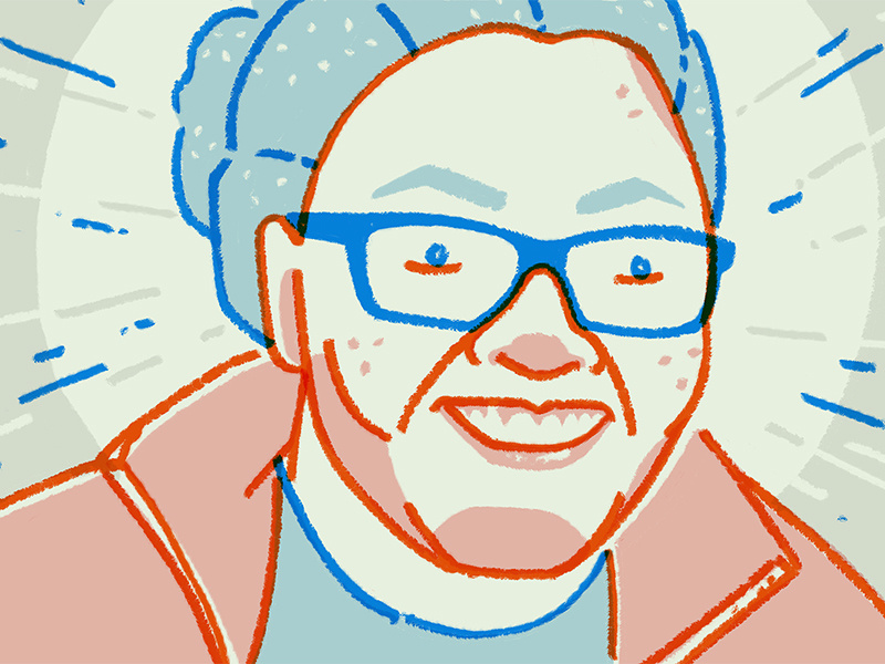 Annie Johnson Portrait read october procreate app digital illustration editorial illustration picobrew portrait beer blog
