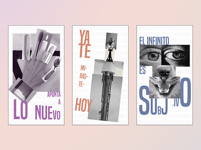 Disonancia aesthetic collage design graphic design minimalism poster surreal typography