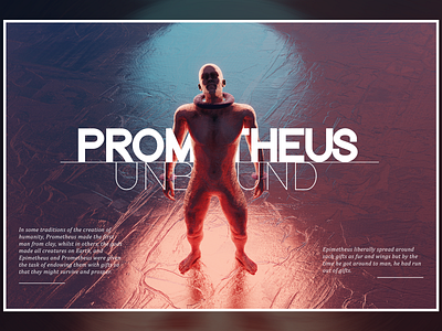12 - Prometheus Unbound abstract aesthetic colors colours design graphic design illustration minamalistic poster surreal