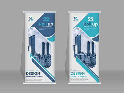 Rollup Banner or X-banner or Stand Banner Template app branding design graphic design icon illustration logo ui ux vector