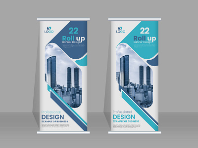 Rollup Banner or X-banner or Stand Banner Template