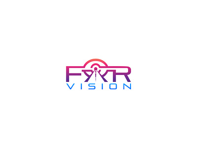 FarVision art branding classic clever colorfull design eye far idea logo mainitials vector vision