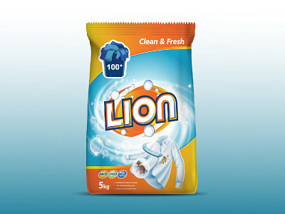 Washing Powder Packaging Design colorfull design eyecatchy machine packaging paper powder print trendy vibrant washing