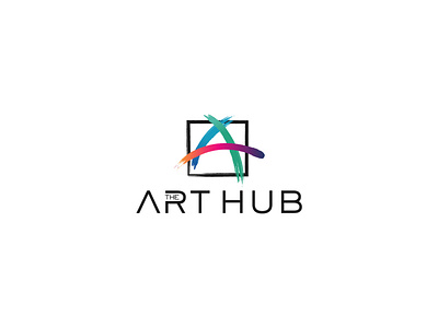 The Art Hub art branding classic clever colorfull design idea initial logo initiala initiala logo mainitials vector
