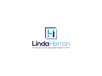 Linda Herron branding classic clever colorfull design idea lhf lhlogo lhlogo logo mainitials vector