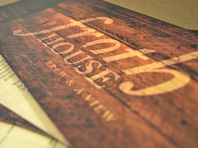 The Froth House :: Madison, WI logo coffee house brand rustic froth madison wisconsin menu identity