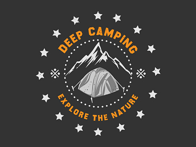 Vintage Camping Company Logo Design