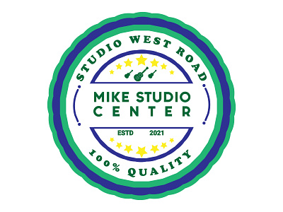 Studio round logo design