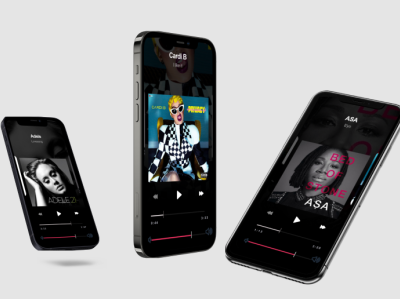 MyMusic mobile app design