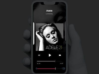 music app mockup design mobile mobile app music music app ui visual design
