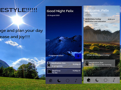 Lifestyle app design