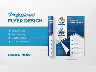 Professional Flyer Design brochure design business company profile corporate flyer design graphic design leaflet design modern stylish unique