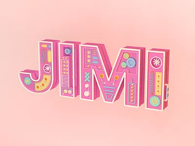 Jimi Logo C4D Type c4d type