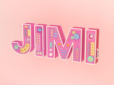 Jimi Logo C4D Type