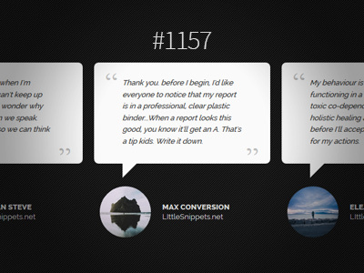 #1157 card css css3 free html testimonial testimonial card web