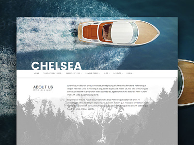 J51 Chelsea - Joomla Template cms design joomla menu navigation template ui web webdesign