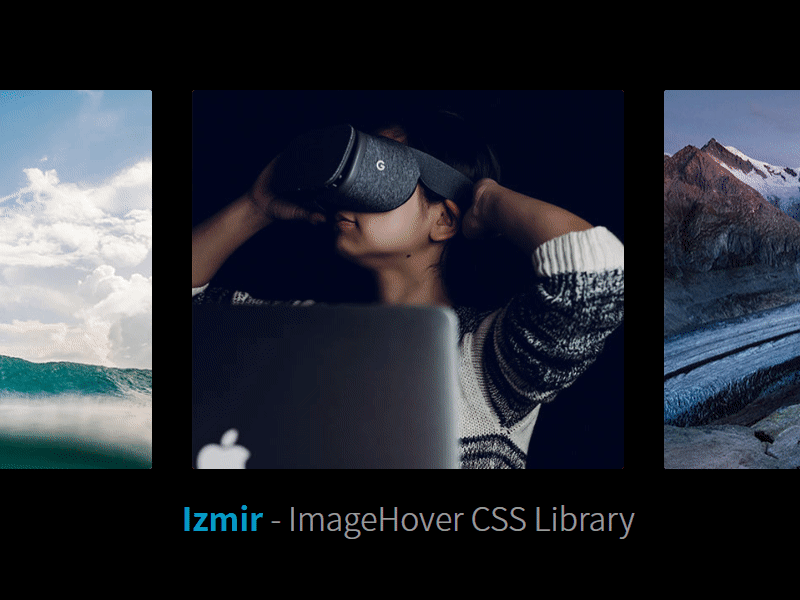 Izmir - ImageHover CSS Library animation css hover image imagehover