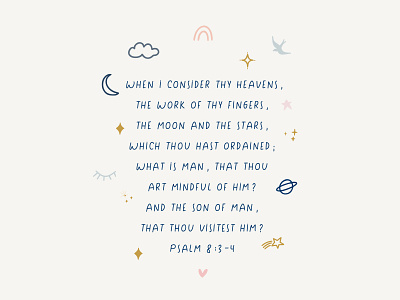 Psalm 8:3-4