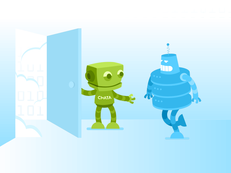 Welcome to the cloud vector learning machine server ui conversational bot chat
