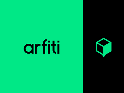 arfiti logotype and mark ar arfiti augmented reality brand identity logo logotype vector wordmark xr