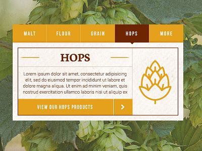 Farm Hops debut first shot hello products tabs website