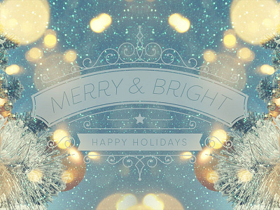 Merry & Bright | Desktop Wallpaper