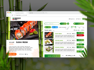 [ UI - UX Design ] - Food ordering service