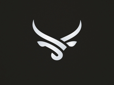 Ornamental Bull Logo by Veronika Žuvić on Dribbble