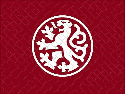 Heraldic Lion in the circle logo