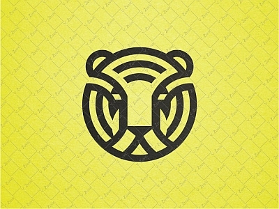 Tiger Logo animal brand brave circle flat logo proud simple tiger wild