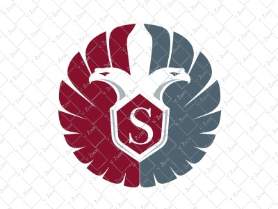 Fleur de Lis Eagle Logo
