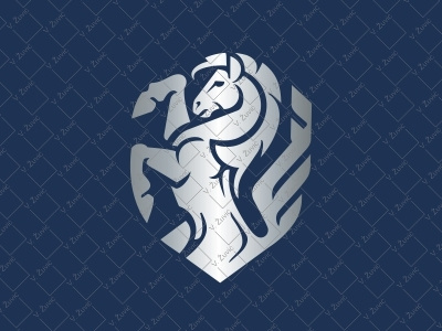 Horse Logo crest elegant heraldry horse horse logo logo for sale shield silver