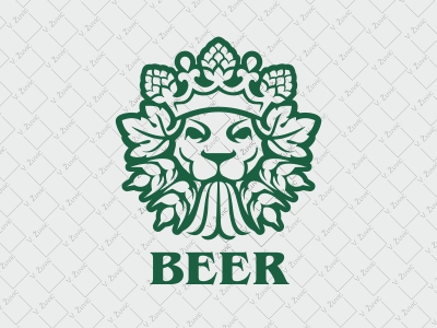 Lion Beer Logo by Veronika Žuvić on Dribbble