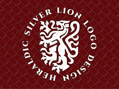 Lion Crest crest heraldry lion lion crest lion logo shield vintage