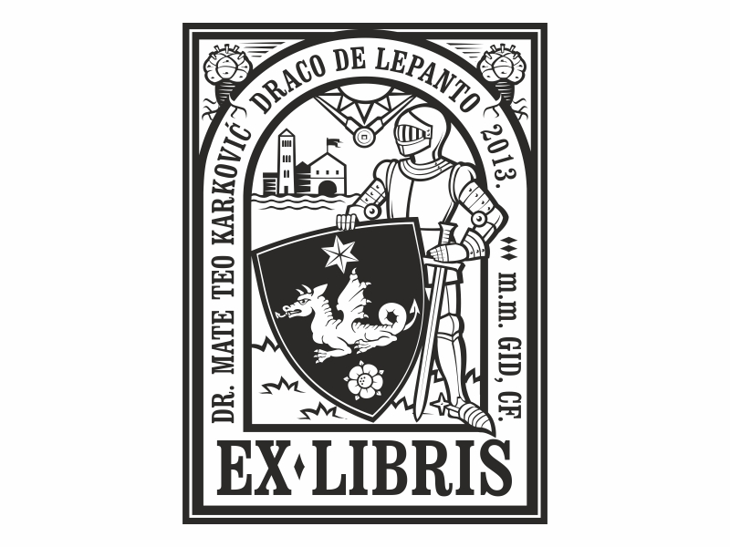 Ex Libris Design By Veronika Zuvic On Dribbble