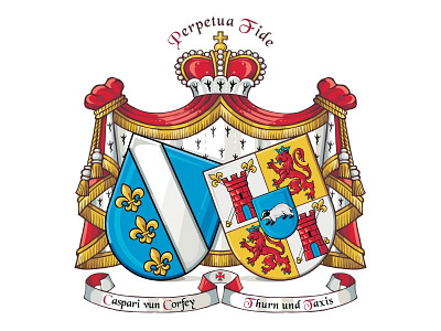 Impalement marital coats of arms coat od arms heraldic lily heraldic lions heraldry impalement marital coats of arms shield